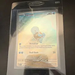The Pokemon Company Squirtle 170/165 SV 151 Illustration Rare Holo English - Image 1