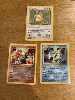 Pokemon Holo Vintage Lot Entei Gyarados Kangaskhan - Image 1
