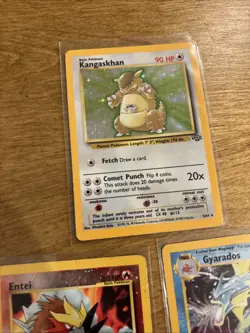 Pokemon Holo Vintage Lot Entei Gyarados Kangaskhan - Image 4