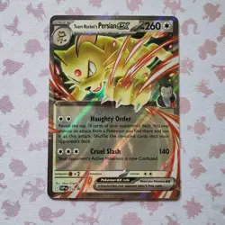 Team Rocket's Persian ex SVP 218 NM-M Promo SV Destined Rivals Tin Code Card - Image 2