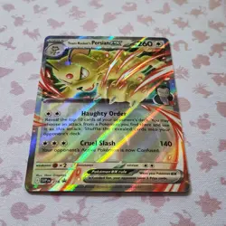 Team Rocket's Persian ex SVP 218 NM-M Promo SV Destined Rivals Tin Code Card - Image 3