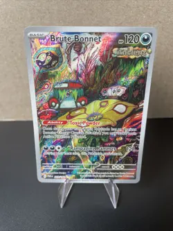 Brute Bonnet 207/182 Paradox Rift Illustration Rare Full Art Holo Pokemon - Image 1