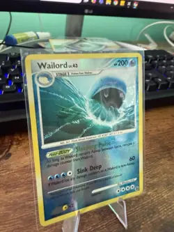 Pokemon TCG Wailord Great Encounters, Reverse Holographic Rare Card 30/106 - Image 5