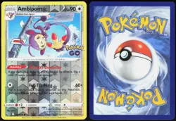 Ambipom 057/078 Reverse Holo Pokemon GO Common Scav Lightly Played - Image 1