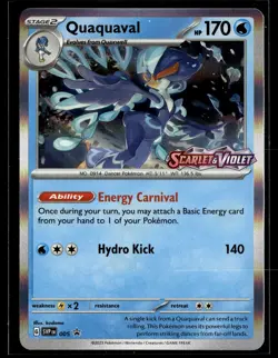 Quaquaval 005 Scarlet & Violet Promo Pokemon - Image 1