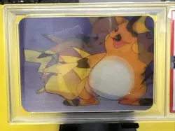 2001 POKEMON PIONEER LENTICULAR PROMO #30 Pikachu Snow Rescue PSA 10 POP 3 - Image 2