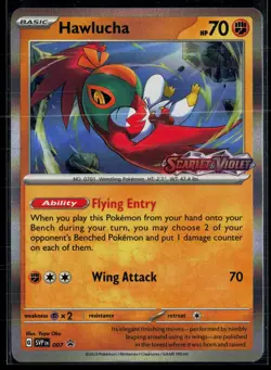 Hawlucha (Prerelease) 007 Scarlet & Violet Promo Promo Holo Pokemon - Image 1