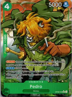 Pedro (Parallel) OP08-030 Two Legends Foil One Piece NM A7 - Image 1
