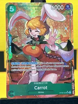Carrot OP08-023 One Piece CCG SR Parallel Art Two Legends English Edition - Image 3