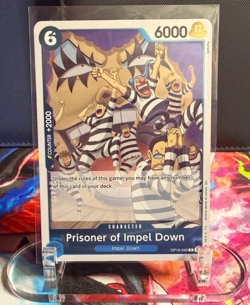 Prisoner of Impel Down OP16-042 R - One Piece TCG - The Time of Battle - NM - Image 1
