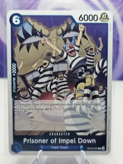 Prisoner of Impel Down (Foil) OP16-042 (R) One Piece The Time of Battle (OP16) - Image 1
