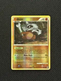 Cubone 60/102 Triumphant Reverse Holo 2010 Pokemon Tcg Card MP - Image 1