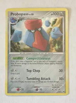 PokÃ©mon PROBOPASS Card 7/99 Holo Rare Platinum Arceus LP Light Play Unlimited - Image 1