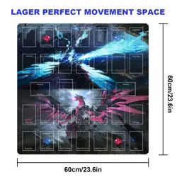 sabermaster Card Rubber Mat-2 Player for yugioh playmat, Square Gamer - Image 2