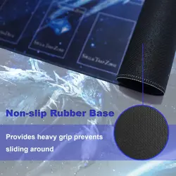 sabermaster Card Rubber Mat-2 Player for yugioh playmat, Square Gamer - Image 4