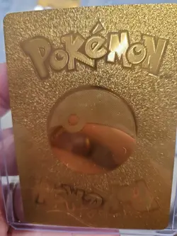 Gengar Vmax Gold Foil Fan Art Vinyl Textured Collector Pokemon Card HP320 - Image 3