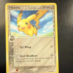 Nintendo Pikachu (Delta Species) EX Holon Phantoms 79/110 Reverse Holo Common - Image 1