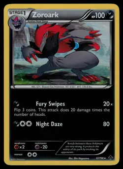 Zoroark 67/98 Emerging Powers Rare Holo Pokemon - Image 1