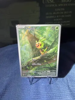 Pokemon TCG Chespin 87/86 Chaos Rising Full Art Near Mint - Image 1