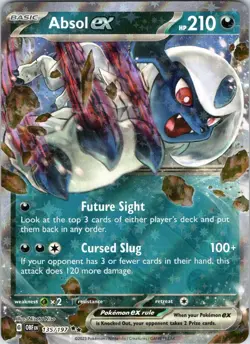 Absol ex 135/197 Double Rare Obsidian Flames Pokemon Holo Near Mint - Image 1