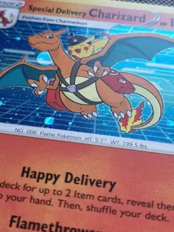 Pokemon Special Delivery Charizard Swsh075 SWSH Promo FART SWIRL - Image 3
