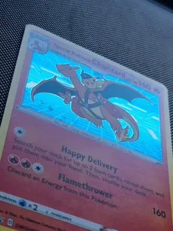 Pokemon Special Delivery Charizard Swsh075 SWSH Promo FART SWIRL - Image 4
