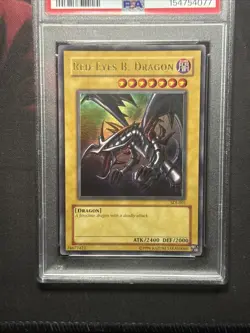 2003 RED EYES BLACK DRAGON SDJ PSA 9 MINT #001 YUGIOH KONAMI - Image 3