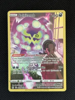 Spiritomb TG09/TG30 Lost Origin Trainer Gallery Ultra Rare Pokemon Card - Image 1