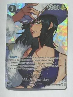 One Piece Ms. All Sunday OP14-084 (OP16) SP Alt Art SR Super Rare NM - Image 1