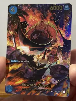 Edward Weevil SP EB01-023 The Azure Sea's Seven OP14 One Piece NM - Image 3