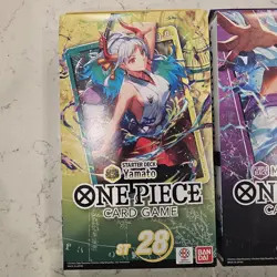 One Piece Monkey D Luffy Starter Deck ST 26 & Yamato Starter Deck ST 28. NEW - Image 2