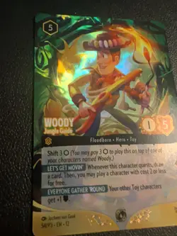 Woody - Jungle Guide (Store Championship) 54/P3 Disney Lorcana Promo Cards Holo - Image 1