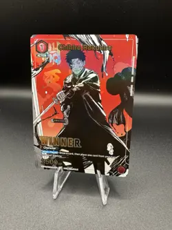 Union Arena TCG Winner Card Chihiro Rokuhira UEPR/KGR-1-056 Foil English - Image 3