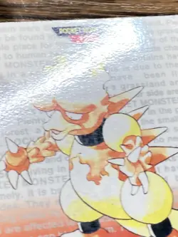 Pokemon Carddass Card Magmar No.126 Bandai Pocket Monsters Red ver. 1996 - Image 5