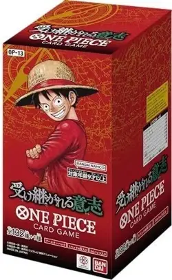ONE PIECE Card Game Inherited Will OP-13 Booster Box Japanese Tape SEALED - Image 1