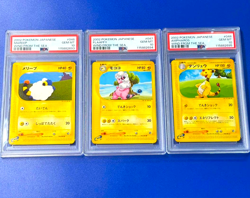 PSA 10 Mareep 046/087 Flaaffy 047 Ampharos 048 Wind From The Sea Pokemon Card - Image 1