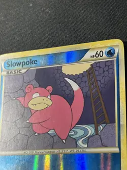 Pokemon Card Slowpoke 81/123 - Heartgold & Soulsilver - Reverse Holo -LP- - Image 2