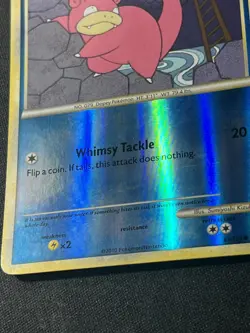 Pokemon Card Slowpoke 81/123 - Heartgold & Soulsilver - Reverse Holo -LP- - Image 4