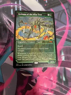 MTG - KODAMA OF THE WEST TREE - MYTHIC - FOIL ETCHED - NM - NEO - SHOWCASE - Image 1