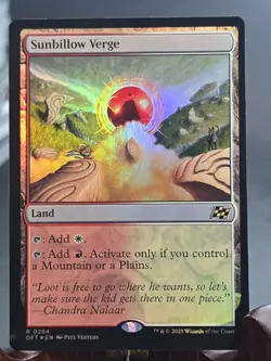 Sunbillow Verge Aetherdrift MTG Foil Near Mint - Image 1