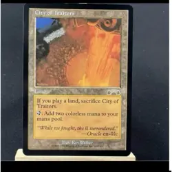 MTG City of Traitors Exodus English Reserved List Vintage Magic the Gathering - Image 1