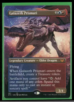 GALAZETH PRISMARI (BORDERLESS) 281 STRIXHAVEN: SCHOOL OF MAGES MTG NM/M - Image 1