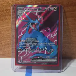 Pokemon TCG Salamence ex Ultra Rare Full Art Holo SV09 177/159 English - Image 1