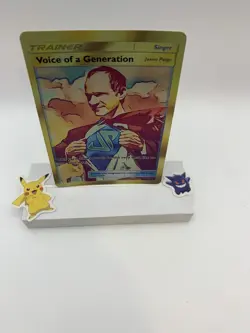 Jason Paige - Pokemon Voice of a Generation Card - Holo Trainer - - Image 2