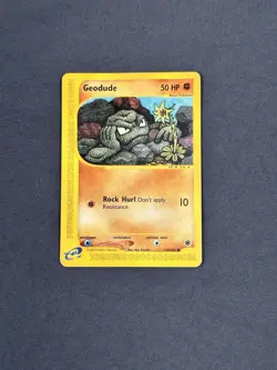 Geodude 110/165 Expedition Common Pokemon TCG HP/DMG - Image 1
