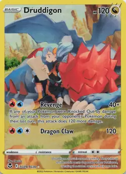 Druddigon TG09/TG30 Holo Silver Tempest Trainer Gallery Pokemon LP - Image 1