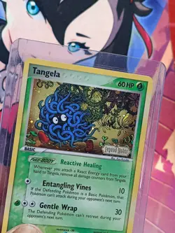 Tangela 44/92 EX Legend Maker Stamped Reverse Holo Uncommon Card Nm - Image 3