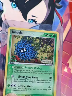 Tangela 44/92 EX Legend Maker Stamped Reverse Holo Uncommon Card Nm - Image 4
