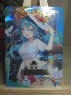 Hatsune Miku Vocaloid Waifu Goddess Story Fan Art Anime Card Carte - Image 1