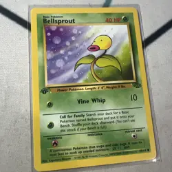 Pokemon 1st Edition Non Holo Base Set #066/130 Bellsprout - Image 1